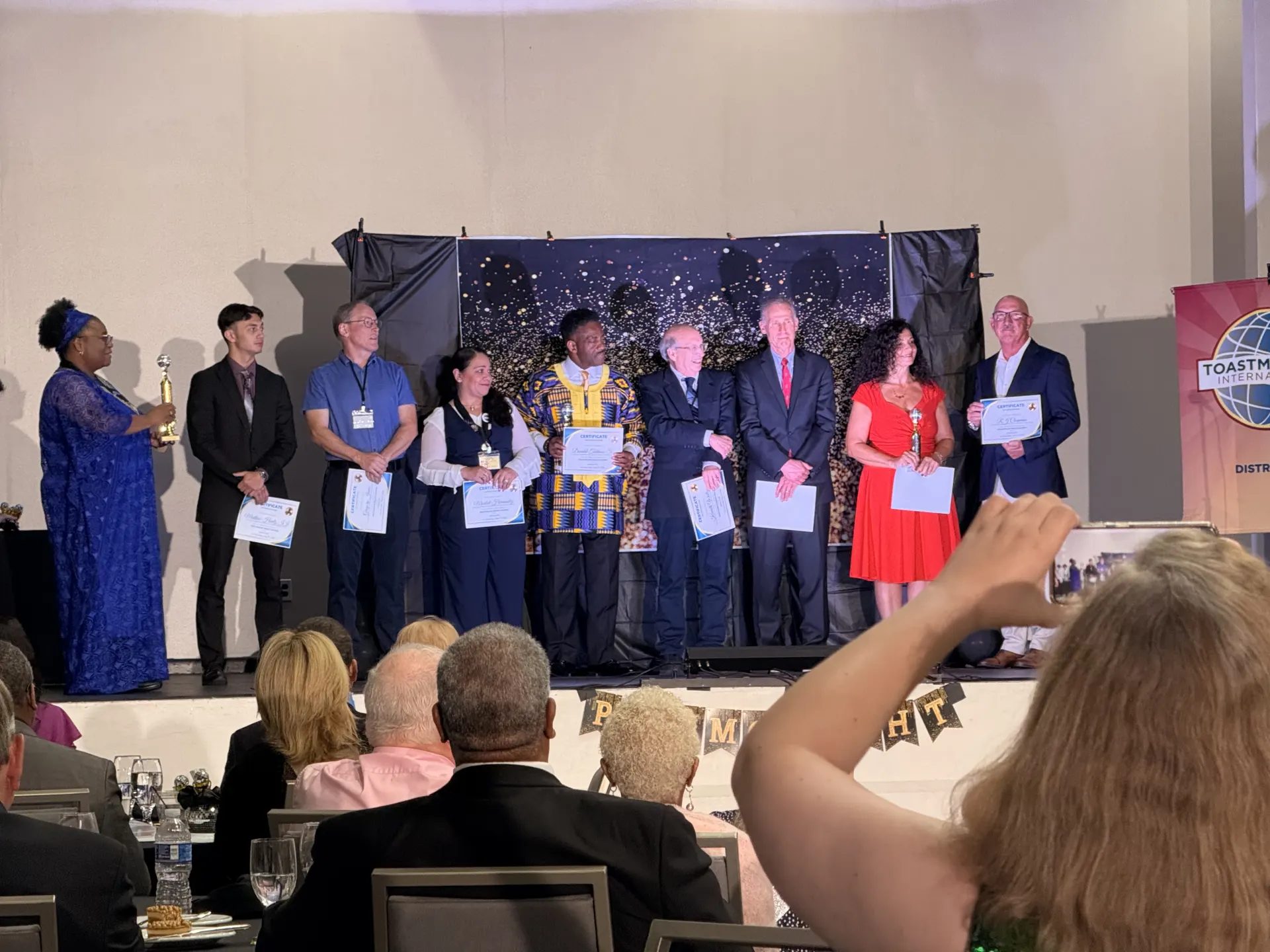 Awards at Toastmasters