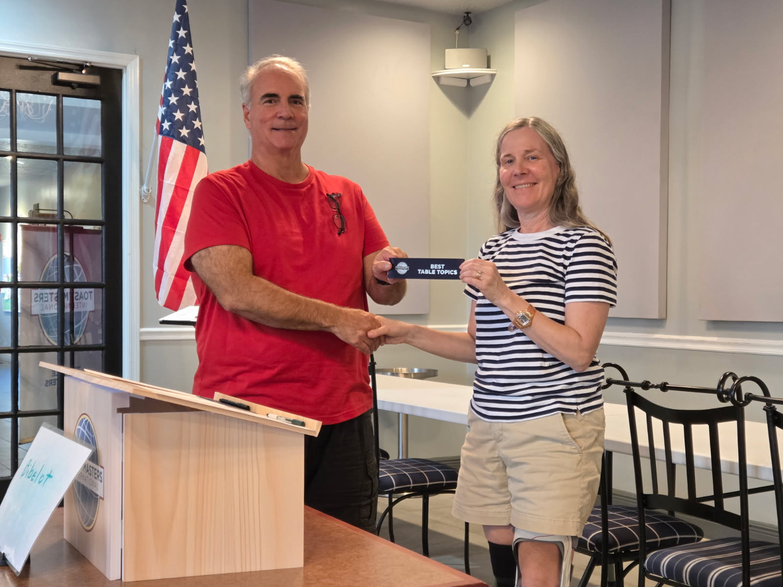 Last Night at Titusville Toastmasters